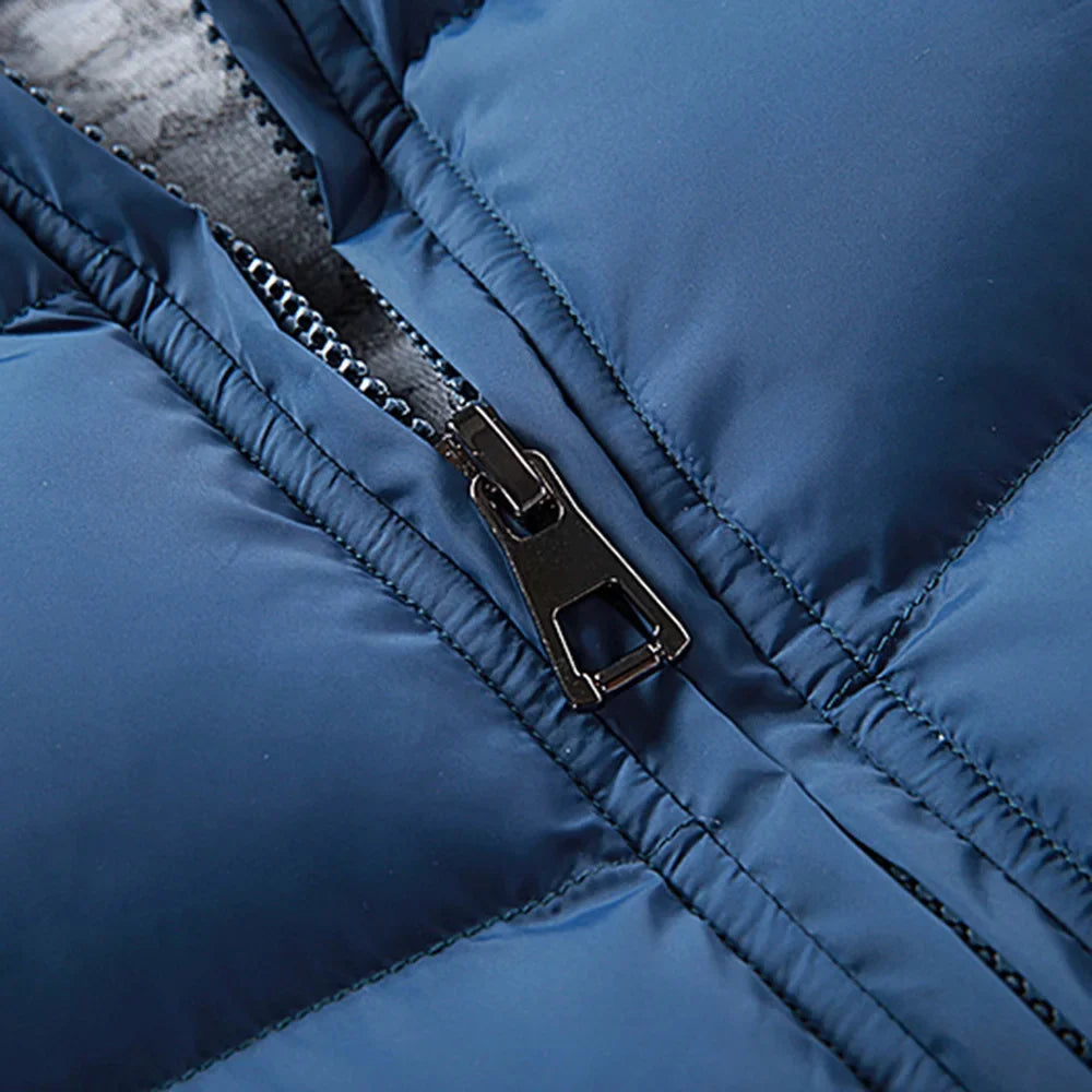 Fashion Sleeveless Jacket 2021 Men Thickening 100% Cotton Vest Hat Hooded Warm Vest Winter Waistcoat Men Casual Windbreaker