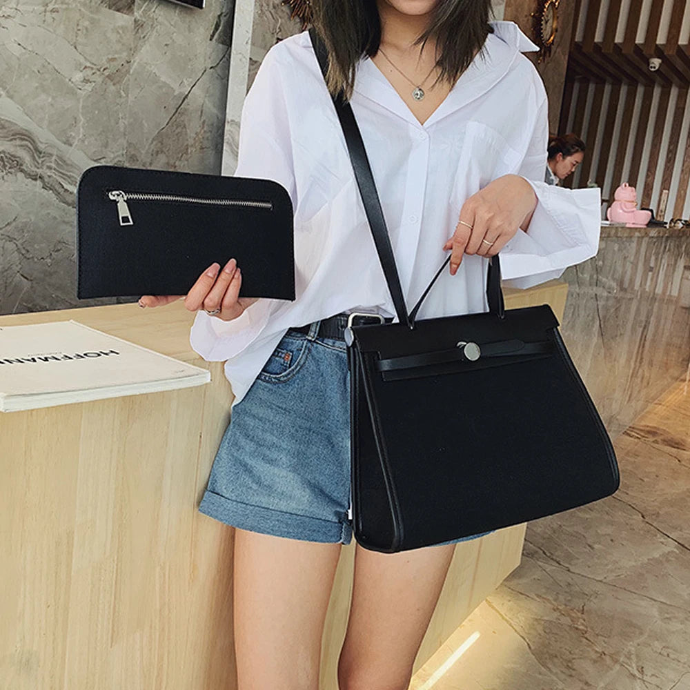 Luxury Patent Leather Women'S Bag Herbag liner zipped Handbags Contrast Color Hand Bill of lading shoulder Bag handtassen dames