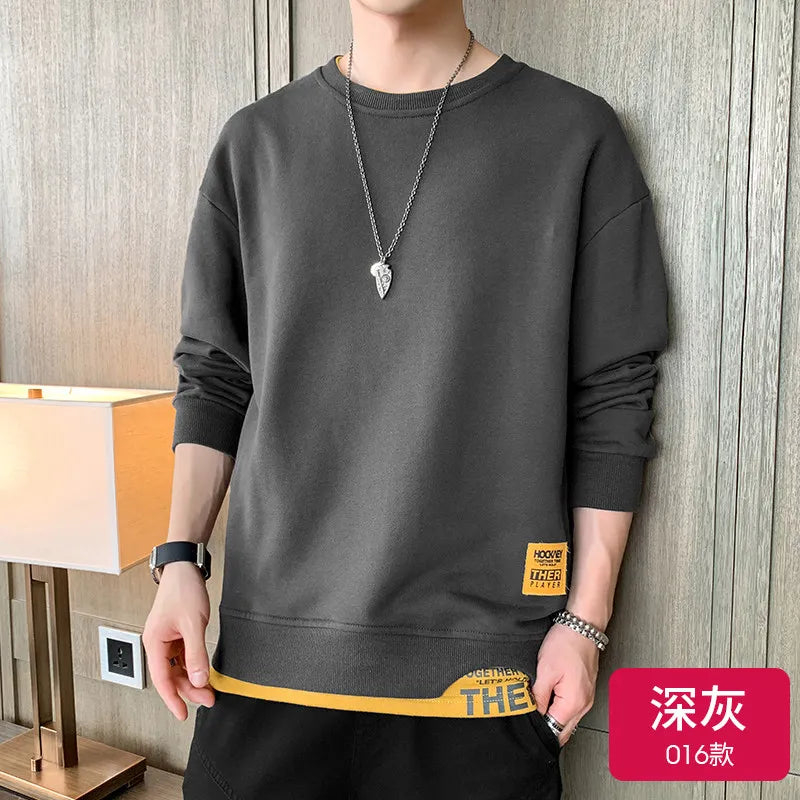Fashion Brand Hip Hop Men Hoodies 2022 Autumn Mens Sweatshirts New Casual Solid Pullover Street Wear Clothing Mens Harajuku Tops