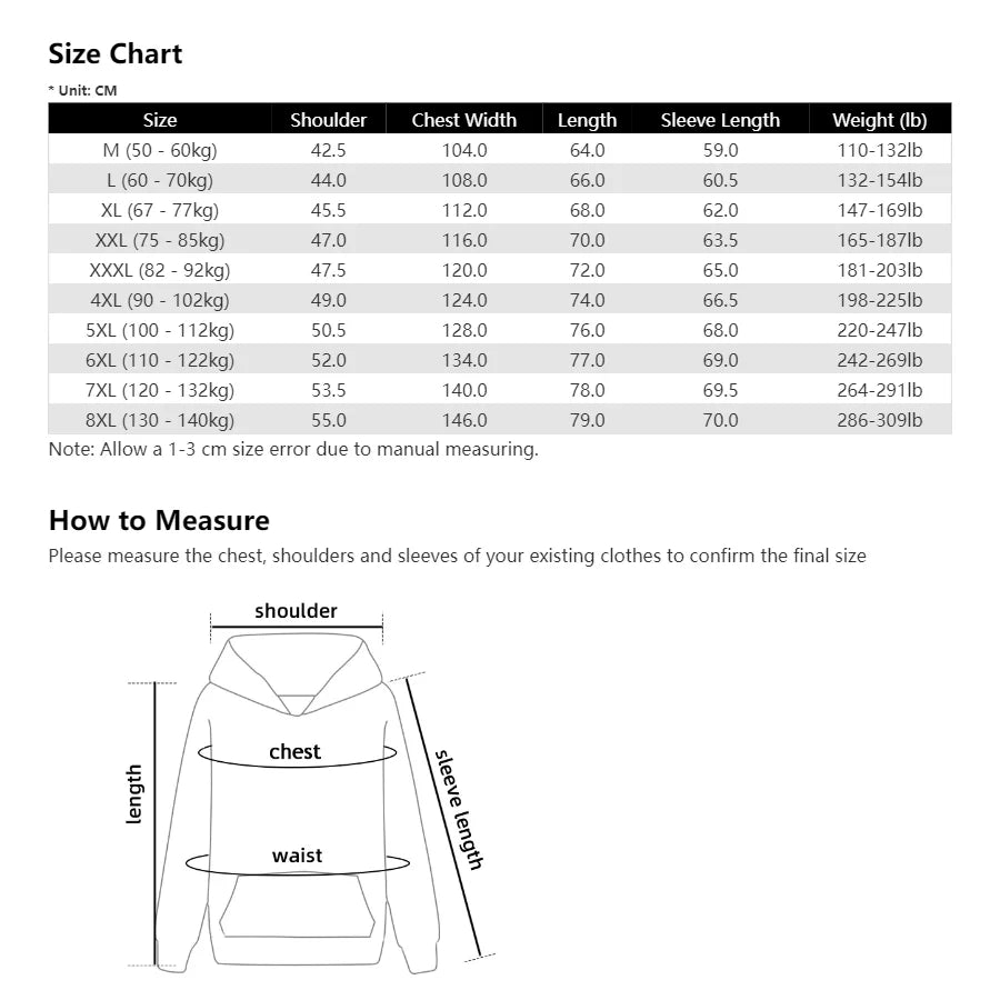 Winter Men Hoodies Sweatshirts Fleece Zipper Big Size 5XL 6XL 7XL 8XL Black 68% Cotton Streetwear Warm Hooded Sportswear Male