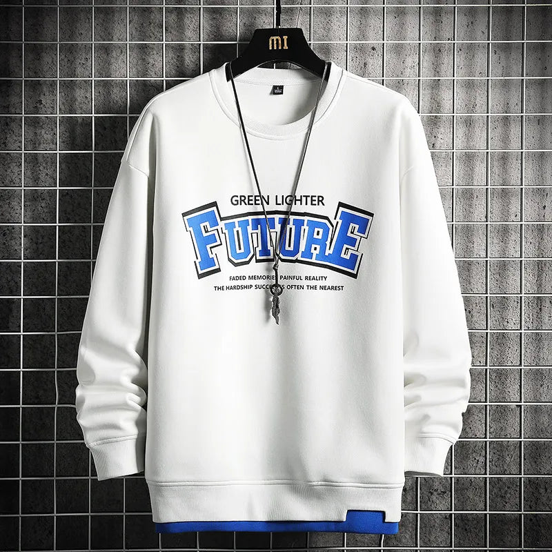 Fashion Brand Hip Hop Men Hoodies 2022 Autumn Mens Sweatshirts New Casual Solid Pullover Street Wear Clothing Mens Harajuku Tops