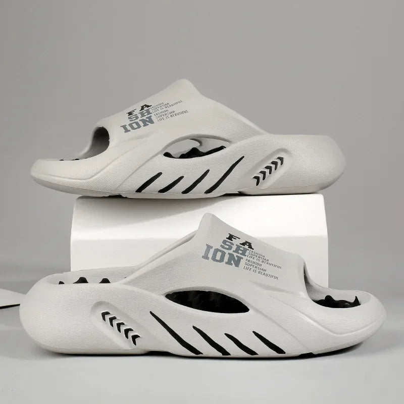 Men Massage Slippers Sides Indoor Outdoor Sandals Beach Casual Shoes Soft Sole Slides Men Flip-flops Men's Sandals 2023