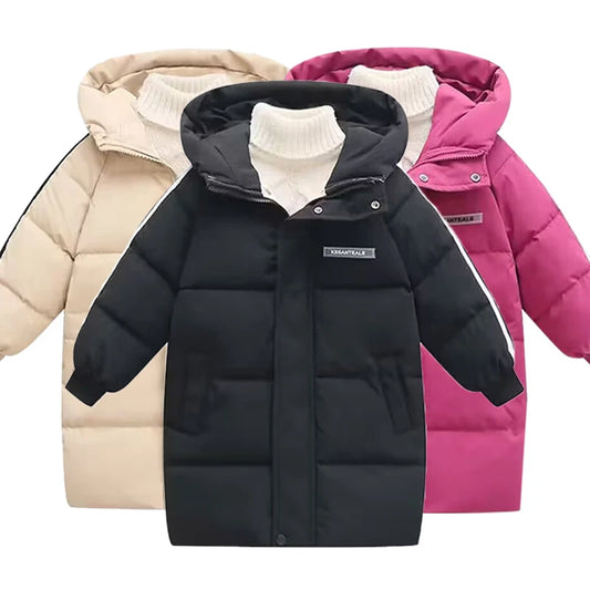 Boys winter coats & Jacket kids Zipper Sport jackets Fashion Patchwork thick Winter jacket  Boy Girls Winter Coat kids clothes