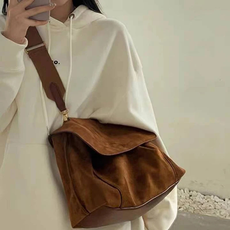 Fashion Famous Designer Bag Bags Frosted PU Leather Vintage Women Shoulder Bag Shop Bags Large Books Women's Handbags Purse