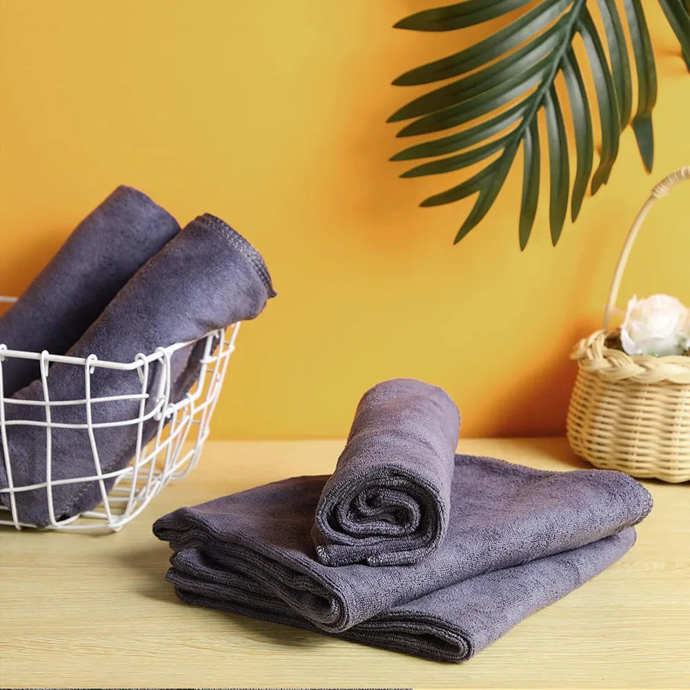 5/10/20PCS Bleach Proof Salon Towels Microfiber Absorbent Salon Hand Towels for Gym Bath Spa Shaving Shampoo Home Hair Drying