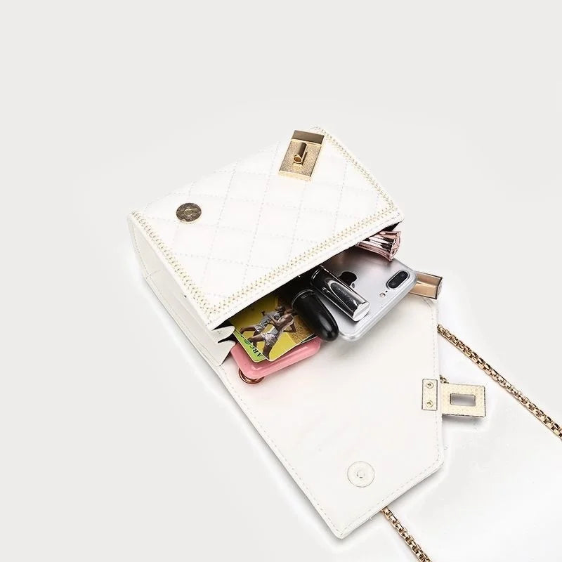 new women bag texture 2022 fashion versatile net red women's bags chain Single Shoulder Messenger women's bag small handbag