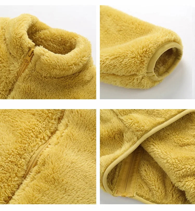 Kids Winter Coats 2024 New Children Outerwear Boy Warm Fleece Jacket Baby Girls Jackets for Autumn Spring Children Clothing