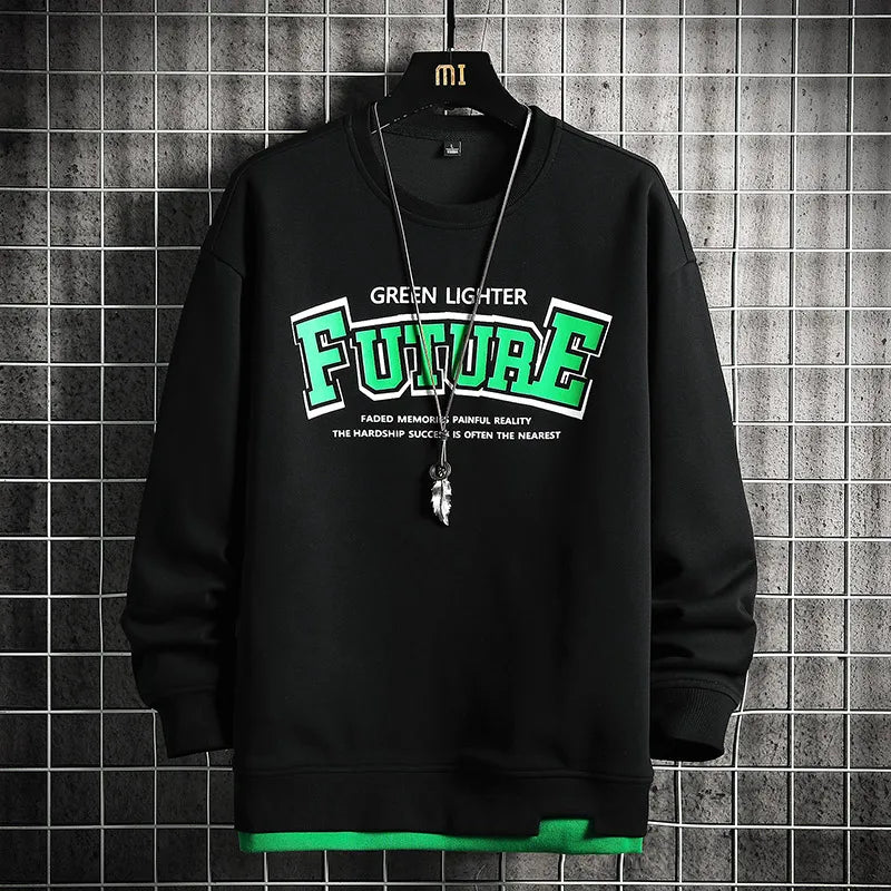 Fashion Brand Hip Hop Men Hoodies 2022 Autumn Mens Sweatshirts New Casual Solid Pullover Street Wear Clothing Mens Harajuku Tops