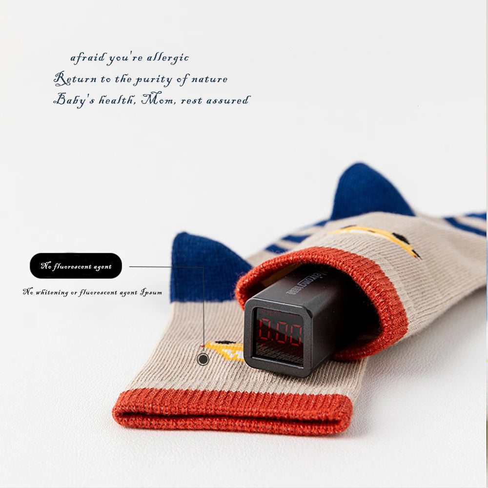 5Pairs 1-14Years Girl's Mid-tube Socks Comfortable Breathable Athletic Socks Autumnclothes  All-match Boutique Kids Clothing