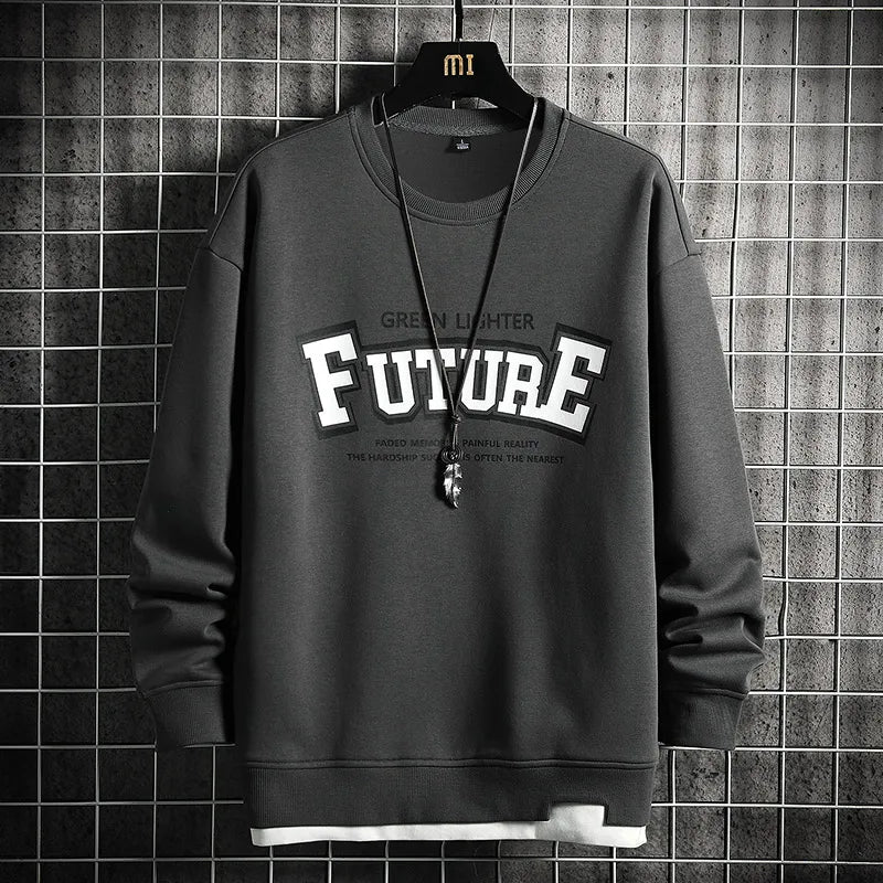 Fashion Brand Hip Hop Men Hoodies 2022 Autumn Mens Sweatshirts New Casual Solid Pullover Street Wear Clothing Mens Harajuku Tops