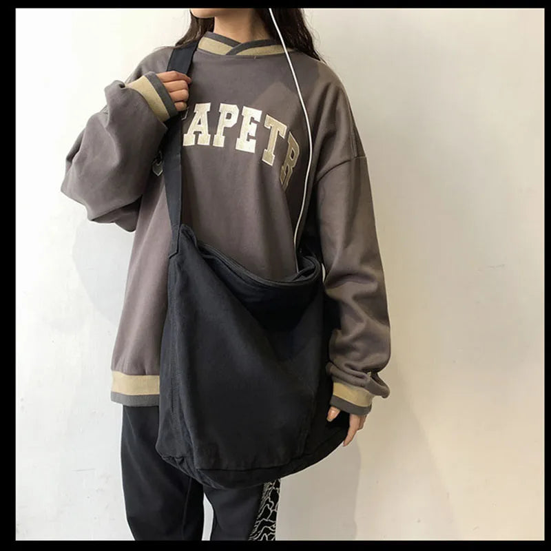 2022 trend Women's bags fashion thick Cotton Cloth Canvas saddle bag female carrying armpit fashion luxury brand design bags