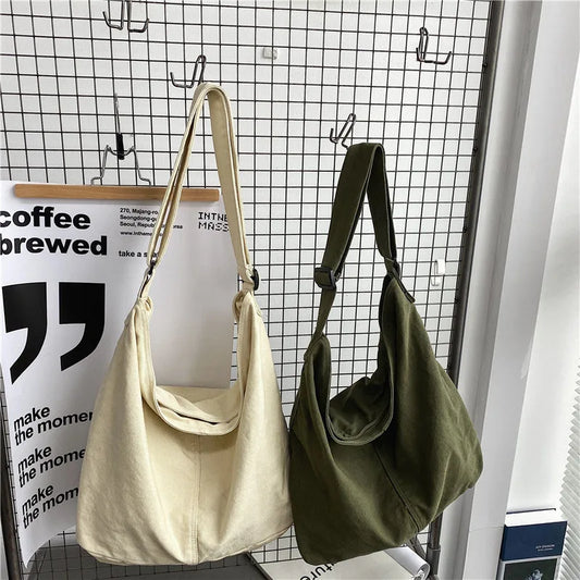 2022 trend Women's bags fashion thick Cotton Cloth Canvas saddle bag female carrying armpit fashion luxury brand design bags