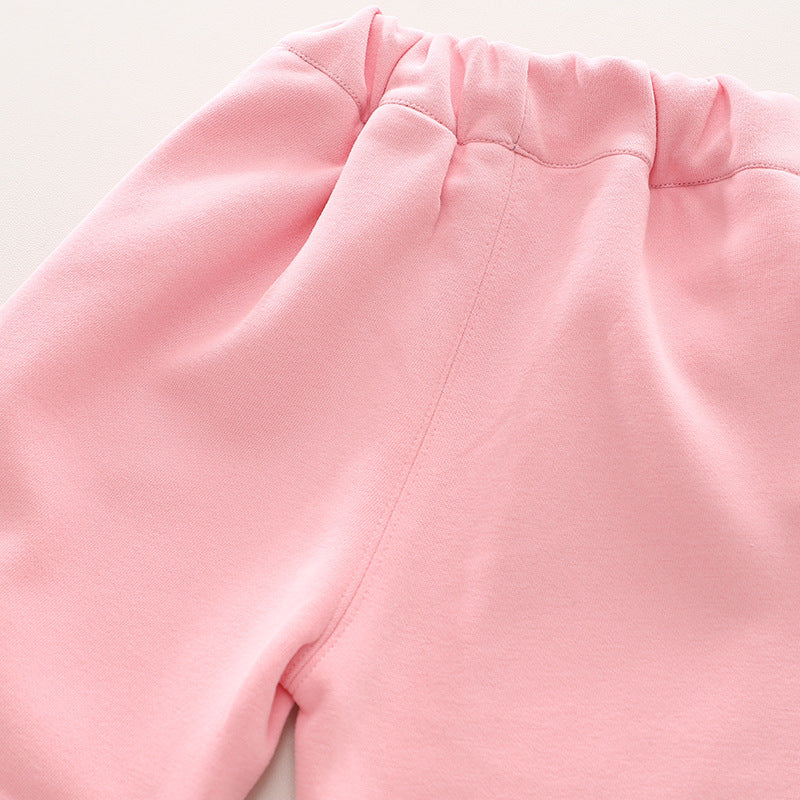 Boys Spring Clothing Long-sleeved Sweater Two-piece Set