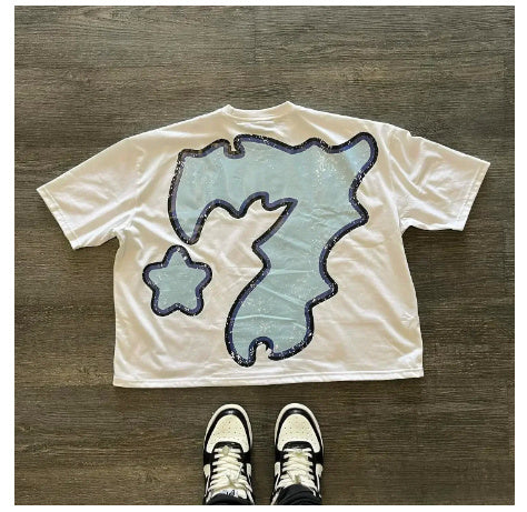 Graphic T-shirt Top Short Sleeve