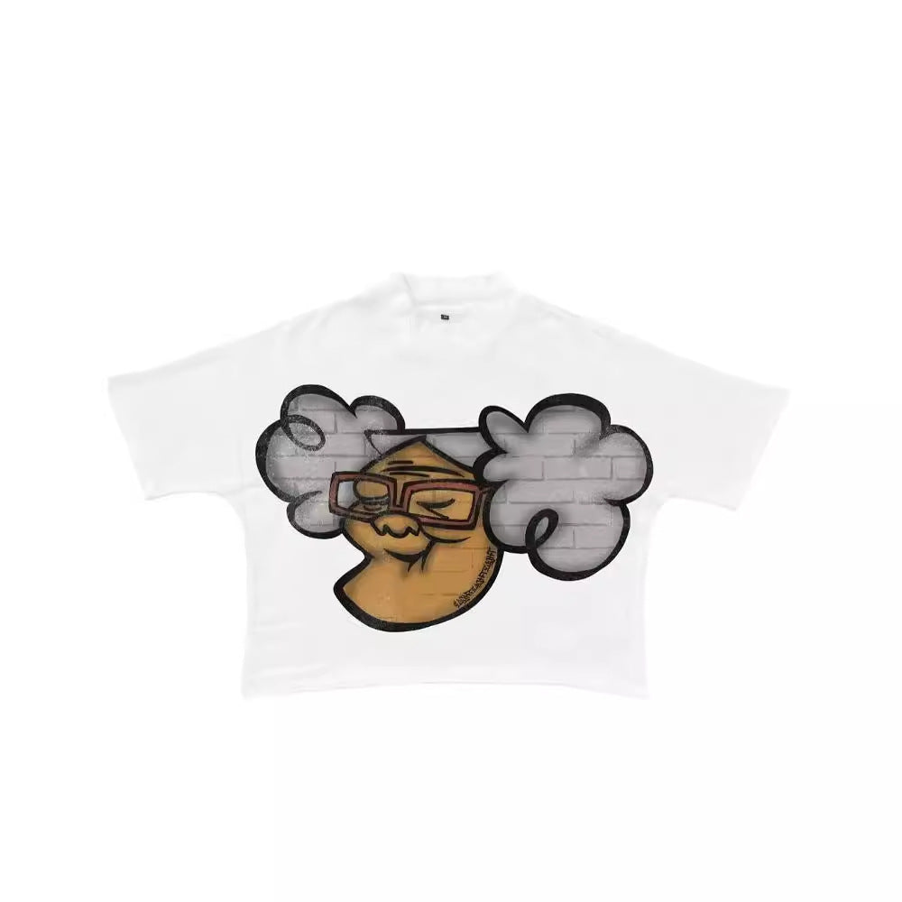 Graphic T-shirt Top Short Sleeve